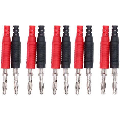 Bananenstecker, Isolierte Bananenstecker, Diy-bananenstecker, 5 Sätze Isolierter Bananenstecker Für Lötkolben