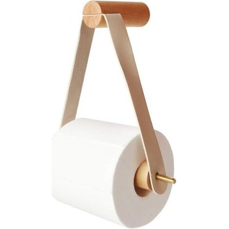 Toilettenpapierhalter, Holzrollenhalter, Kreativer Toilettenpapierhalter Zur Wandmontage