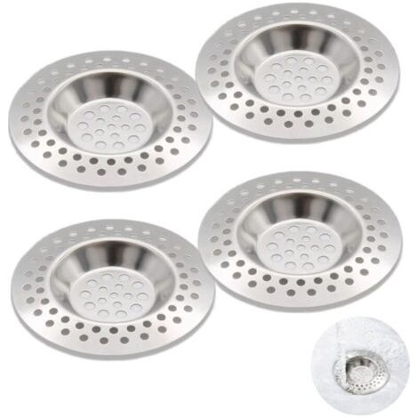 4 Stück Edelstahl-küchenspülenfilter, Küchenspülenschutz, Verstopfungssicherer Rost Für Küchen- Und Badezimmerspüle, Abflussfilter, Abflusssieb