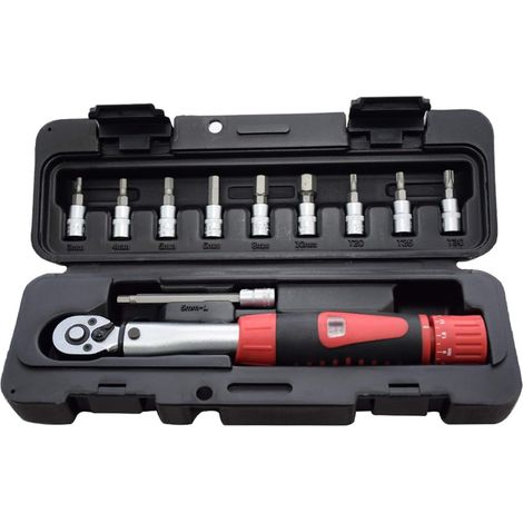 1/4" Dr 2-24nm Mechanischer Ratschen-drehmomentschlüssel Fahrradreparatur-werkzeugsatz.