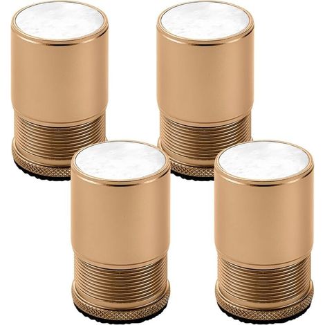 Réhausseur De Meubles Réglable En Métal, 4 Pièces, Pieds De Meubles Pour Chaises, Tables, Canapés, Armoires, Armoires De Salle De Bain, Doré, High 4,7 Cm - 8 Cm, Diamètre 40 Mm