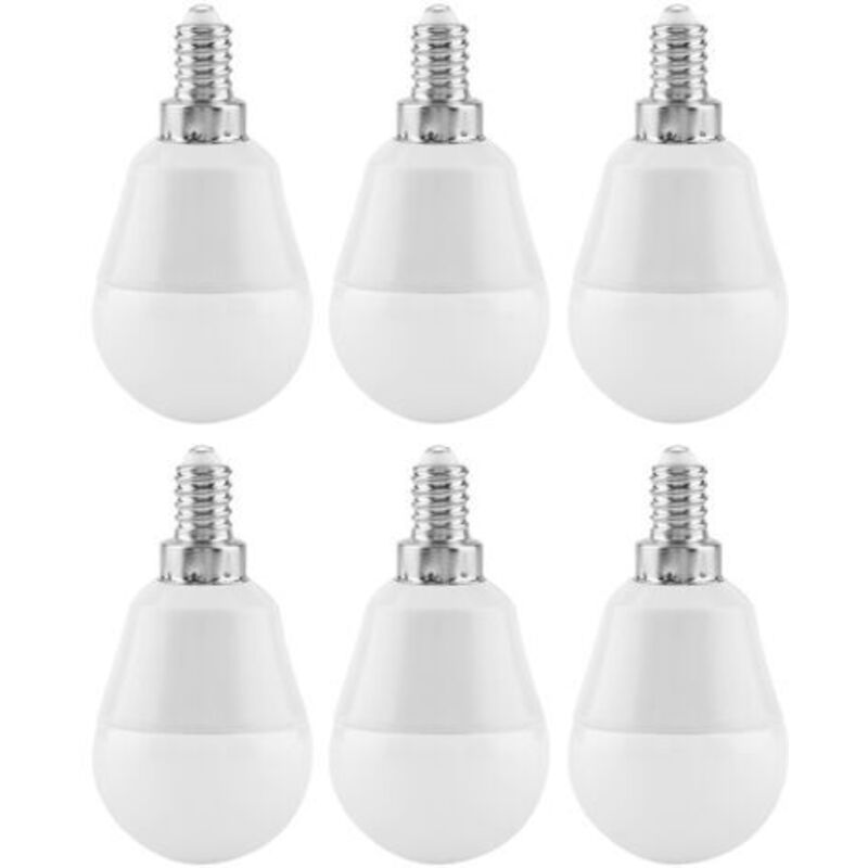 Packung Mit 6 E12 5w Led-glühbirnen, Warmweiß, Kandelabersockel, Tageslicht, Ac85v-265v