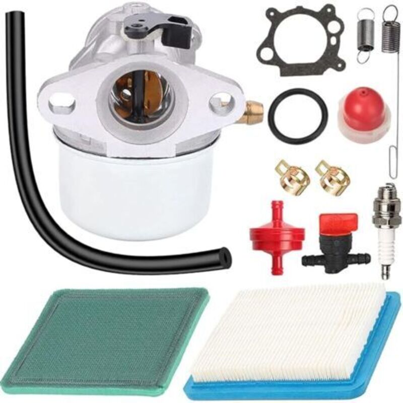 799868 Vergaser Für Briggs & Stratton 694882 698444 498254 798170 498170 49-817-0 497347 498966 4-7 Hp 122000 Series Moteurs Avec Air Filter Bougie Of Allumage Pieces Of Rechange