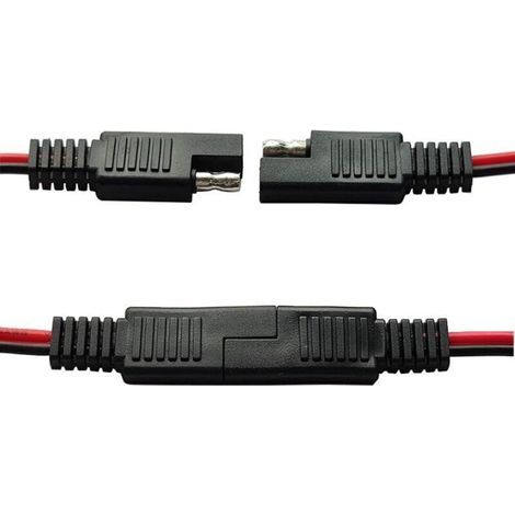 Sae-y-splitter-verlängerungskabel (1 Auf 2), 14 Awg-netzteil Mit Sae-stecker, Solarpanel-splitter-anschluss, 30 Cm
