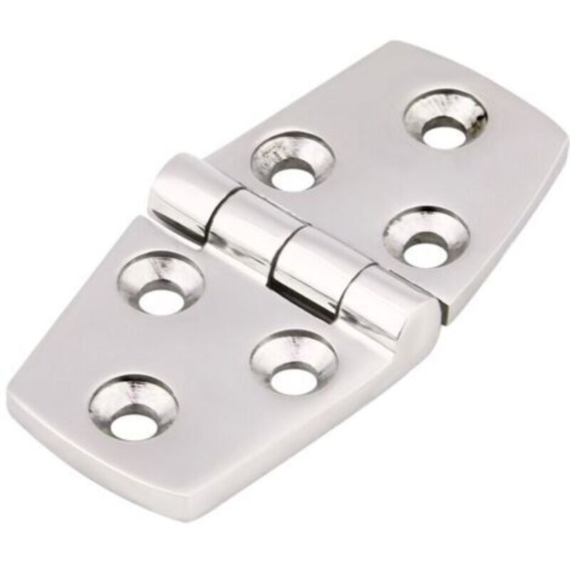 Charnière De Affléurante En Acier Inoxydable Pour Porte De Cabe De Boat Marin 76 X 38 Mm