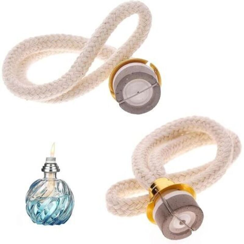 2 Stück Ersatzdochte, Baumwoll-öllampendocht Für Diffusorbrenner, 18 Mm Durchmesser,