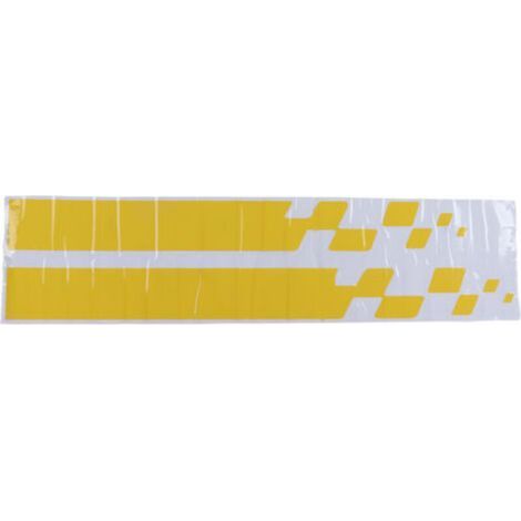 2er-pack Vinyl-motorhaubenaufkleber, Universal-haubenklebestreifen, 90 X 9 Cm / 35,4 X 3,5 Zoll, Gelb