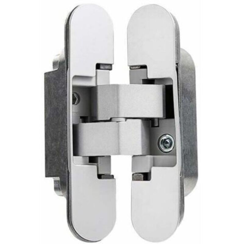 Unsichtbare Charnière Pour Portes Lourdes – Lot De 2 – Charge 40 Kg – Ouverture 180º – Dreidimensionale Regulierung ±2,5 Mm
