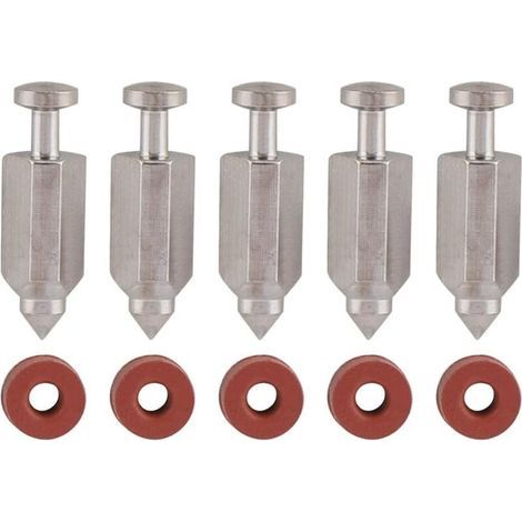 Vergaser-reparaturnadel, 5-teiliges Vergaser-nadel-sitzdichtungs-reparaturset Für Briggs & Stratton 398188 Rasenmäher-zubehör Vergaser-reparaturnadel