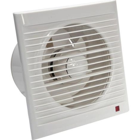 Luftabsauger 160 Mm, 15 W, 140 M³/h Mit Rückschlagventil – Für Bad, Küche, Büro, Wc, Geräuschlos