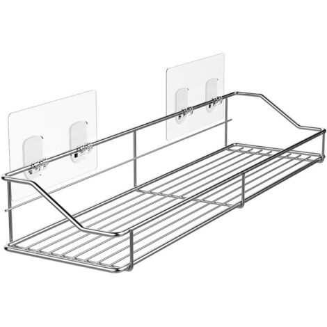 Badezimmer-aufbewahrungsregal Aus Edelstahl, Stanzfreier Badezimmer-aufbewahrungskorb
