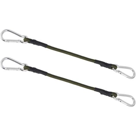 2 Stück Robuste Bungee-seile, Mini-spanngurte, 30 Cm Bungee-seil Mit Karabiner, Für Camping, Gepäck, Reisen