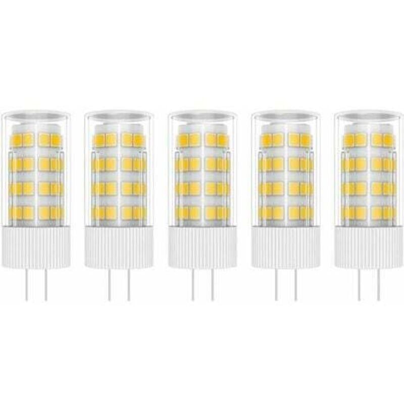 Ampullen Led G4 5 W, 51 Led Smd 2835, Weißes Licht 3000 K, Entspricht Halogenlampen 50 W, Ac/dc 220 V.