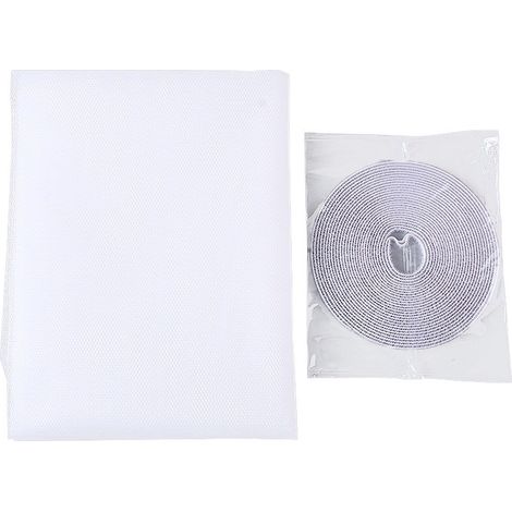 Moustiquaire De Fenêtre Autocollante (100 × 150 Cm) – Moustiquaire De Remplacement À Installation Easy Et Sans Tools (weiß, 2 M × 1,5 M)