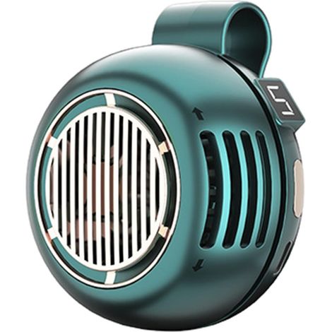 Tragbarer Mini-ventilator Ohne Clip – Verbessertes Modell 2026: 5 Einstellbare Betriebsstunden, Led-zahlenanzeige, 360°-drehung, Wiederaufladbar Über Usb (vert)
