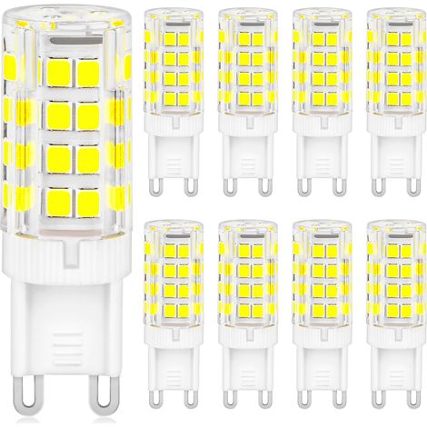 Led-ampullen G9, Dimmbar 5 W, 500 Lm Ohne Funkeln, 220–240 V, Geeignet Für Küche, Zimmer, Salon Und Garten, 8-teiliges Set.