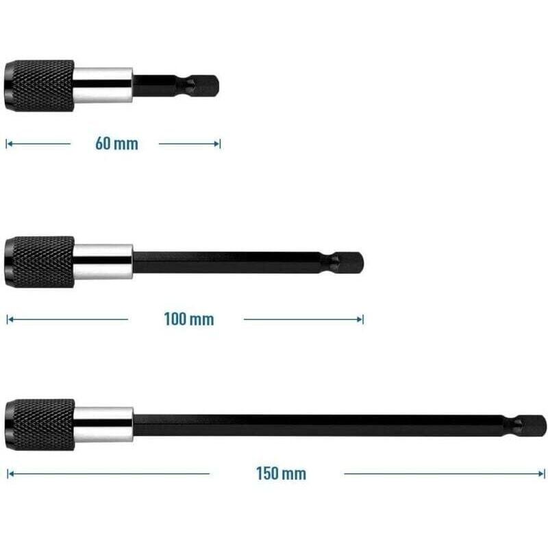 3-teiliges Set Mit Dreieckigen, Sechseckigen, Schnell Abnehmbaren Hebeln, Einer Magnetischen Kugel, Einem Mandrin-adapter Für Sicht Und Schmutz