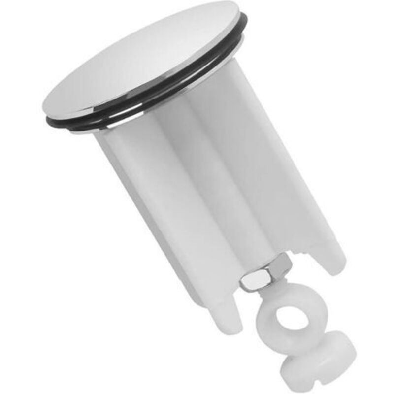 40 Mm Pop-up-waschbeckenstopfen – Universeller Ersatzstopfen Für Badezimmer- Und Küchenspülen – Höhenverstellbar, Chrom-finish, Langlebig Und Wiederverwendbar, Universell
