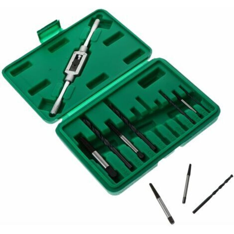 11 Teile/schachtel Gebrochene Gewinde Auszieher Bolzen Gebrochene Schraube Auszieher Bolzen Auszieher Set Beschädigte Bit Halter Stripper Remover Extractor Kit
