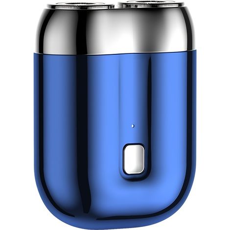 Tragbares Rasiermesser – Wiederaufladbar Über Usb, Doppelt Leistungsstark, Um Gesichtsflecken Ohne Aufwand Zu Entfernen.