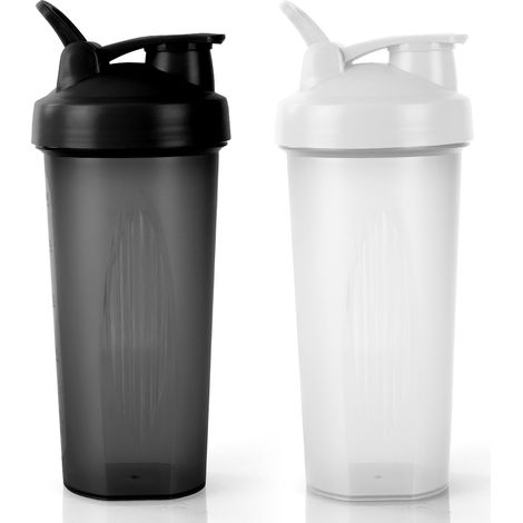 Protein-shaker, 600 Ml, 2 Stück, Protein-shaker Mit Mischball, Bouteille-protein-shaker Für Boisson Protéinée