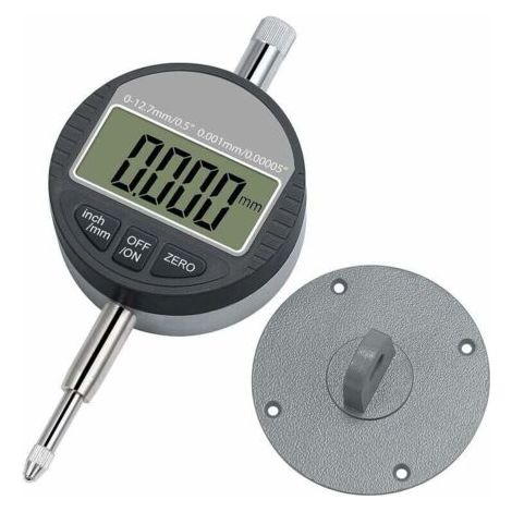 Dtl Led-digitalmikrometer 0,001 Mm/0,00005 Zoll Digitalanzeige Präzisionsmessgerät 0-12,7 Mm/1 Zoll Elektronischer Komparator/digitale Sondenanzeige