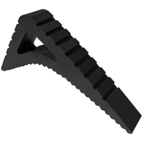 Fensterstopper Für Innen Und Außen – 2er-set In Schwarz – Stopper Für Offene Türen – Gummi-türstopper Stoppy – Block Für Offene Fenster – Türstopper Aus Kunststoff