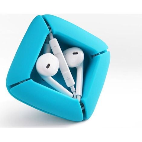 Silikon-kabel-organizer Zur Aufbewahrung Von Kopfhörerkabeln Und Tragbarer Kabelaufwicklung Für Zuhause Und Büro, 65 X 65 Cm
