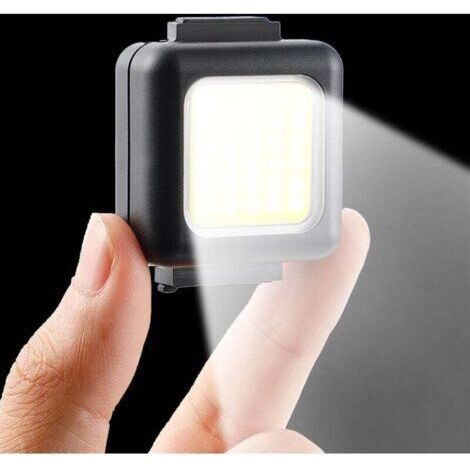 Polizei-taktikweste Mit Lauflicht-clip, Kompakte Wiederaufladbare Taschenlampe, Persönliches Sicherheitslicht Zum Wandern, Radfahren, Kajakfahren Und Angeln.