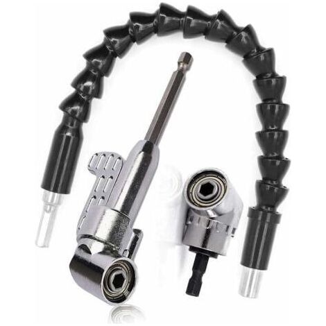 Winkelbohrer, Rechtwinkliger Schraubendreher, Rechtwinkliger Bohrer Und Flexibles Verlängerungsset, Mit Funktionen: Kit, Schrauben