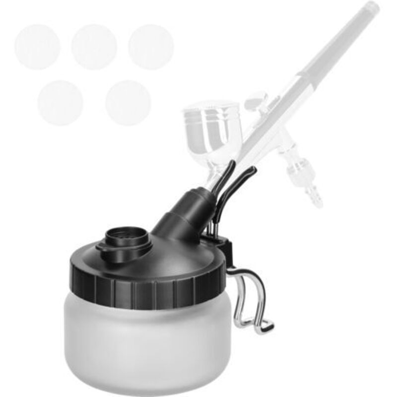 T62 Airbrush-reinigungsflasche, Multifunktionale Werkzeuge, Nagelmodellwaschanlage, Verschwendete Lösungsmittel-farbsammler