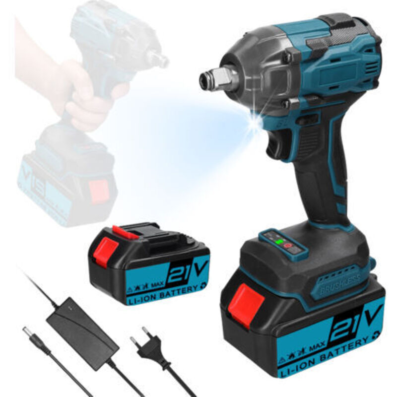 21-v-tiron Mit Elektrischem Motor Ohne Paarung, High-couple-elektrowerkzeug, Praktischer Installationshelfer Mit Rotationsmanövern Nach Vorne Und Umgekehrter Kommutierung Durch Led-beleuchtung