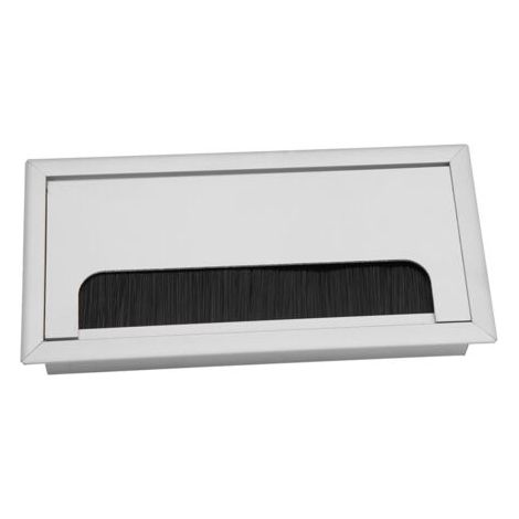 Desktop-aluminium-quadrat-kabelführung, Steckdosen-einsteckloch, Obere Abdeckung (mittel)