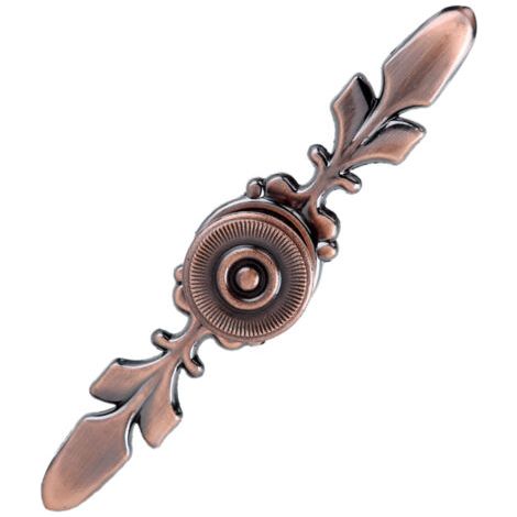 Europäischer Möbelgriff, Schublade, Schrank, Schreibtisch, Türgriff, Heimdekoration, Rotbronze