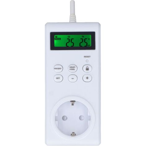 Drahtloser Thermostatausgang, Programmierbarer Automatischer Temperaturregler, Eu-stecker, 230 V