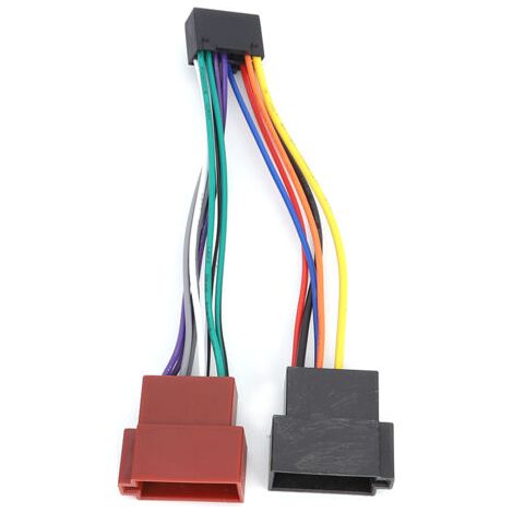 16-poliger Iso-buchsenstecker-adapter Für Kabelbaum, Kompatibel Mit Kenwood Nc