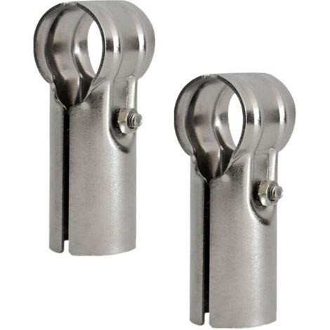 Lot Von 2 Colliers De Serrage En T En Acier Inoxydable Pour 32mm Tuyaux, Boulons Et Écrous Inclusive