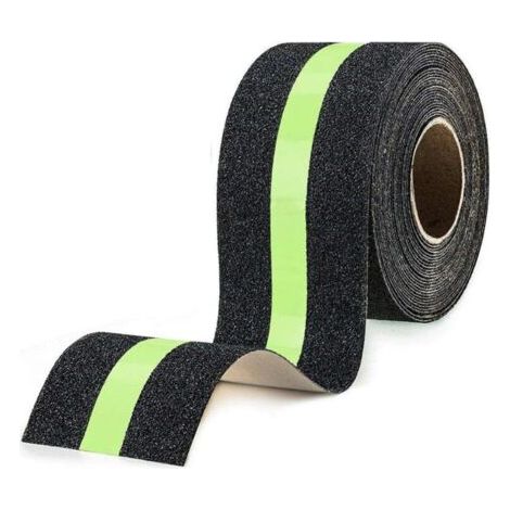 Selbstklebendes Anti-rutsch-klebeband, Sicherheitsband Für Treppen, Leitern, Rutschige Böden Im Innen- Und Außenbereich, Mit Leuchtfolie, Leuchtet Im Dunkeln, 5 Cm X 10 M
