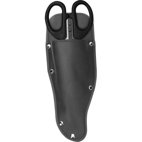 Étui En Cuir Pu Noir For Sécateur De Jardinage Fixation Ceinture, Protection Antichute, Accessoire Unverzichtbar Für Outils De Garden Extérieur