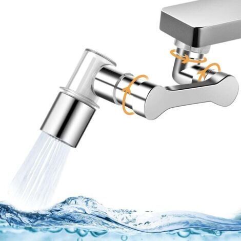 1080 Grad Drehbare Wasserhahn-verlängerung, 2 Modi, Verstellbar, Universeller Roboterarm, Wasserhahn-verlängerung Für Küche Und Badezimmer