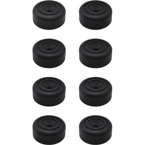 8 Stück Runde Möbelfüße Ø 33 X H 13 Mm, Schrankfüße Aus Kunststoff, Füße Für Möbel, Sofafüße, Sofa, Stuhl