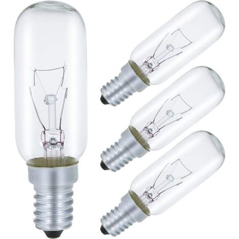 Ampulle Pour Hotte Aspirante E14 40w, T25 230v Ampulle Glühlampe Blanc Chaud 2700k Dimmbar, Lot De 4