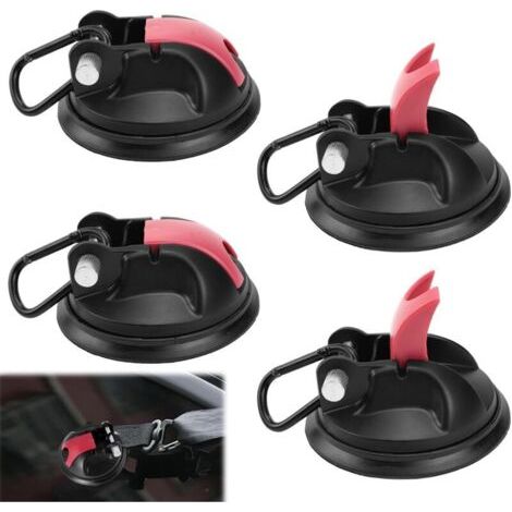 Gehäkelte Ventouse Camping – 4 Teile, Gehäkelte Ventouse Extra-resistant 35 Kg – Für Camping/wohnwagen/auto