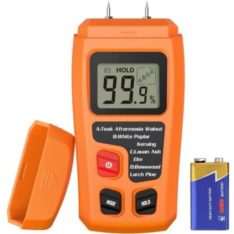 Pr Humidimeter Bois Rzmt-10 Lcd Numerisches Messgerät Für Die Luftfeuchtigkeit, Instrument Zum Testen Der Luftfeuchtigkeit Von Holz, Prüfgerät Für Messgeräte, Teneur Der Luftfeuchtigkeit Für Wandpapie
