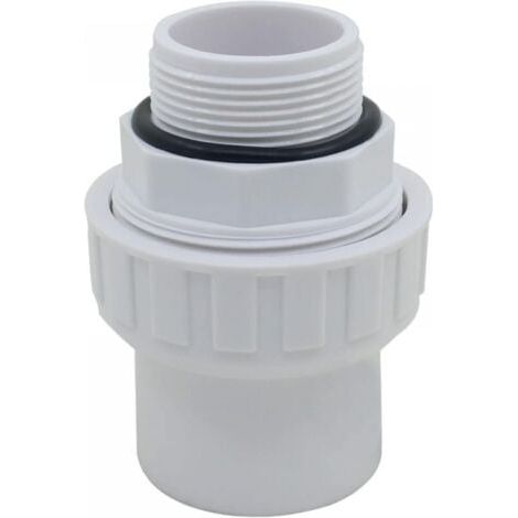Verschraubung Pvc-mischgelenk Zum Einschrauben X Zum Kleben, Pvc-gewindeende, Druckhülse, Pumpe, Sandfilter, Schwimmbad, O-ring