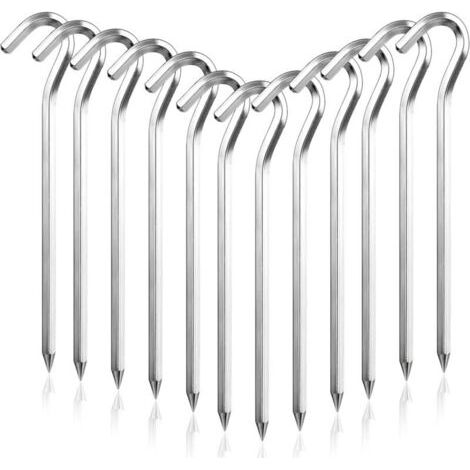 12 Stück Zeltheringe, 18 Cm Zeltheringe, Camping-zeltheringe Aus Aluminium, Zeltzubehör, Erdspieße Für Camping, Gartenarbeit Und Zelte
