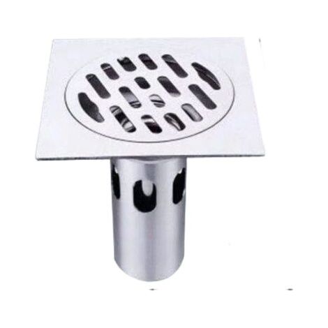 Quadratischer Bodenablauf Aus Edelstahl Für Badewanne Und Küche
