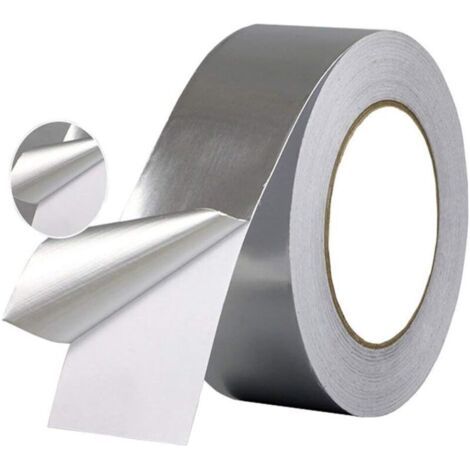 30 Mm, 20 M (1 Rolle, Silber), Aluminium-klebeband, Hitzebeständiges Hitzeschutzband, Wasserdichtes Klebeband, Aluminiumfolien-klebeband Zum Abdichten Oder Isolieren