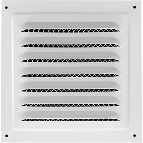 20 X 20 Cm, Lüftungsgitter, Quadratische Lüftungsschlitze, Für Badezimmer, Heimbüro, Küche, Mit Moskitonetz