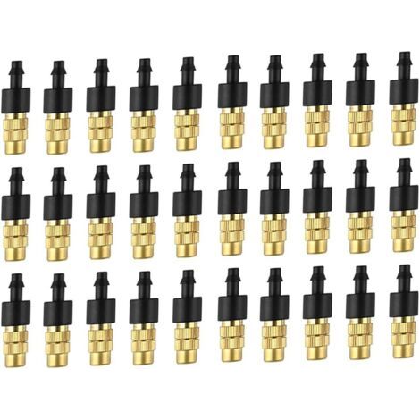 Set Mit 30 Teilen Messing-sprühdüse, Bewässerungsdüse, Verstellbare Zerstäuber-sprinkler, Zubehör Für Die Gartenbewässerung